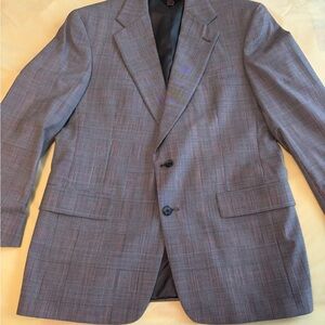 Tommy Hilfiger Men's Gray Plaid Blazer